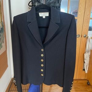 St. John Collection BY MARIE GRAY Black Blazer